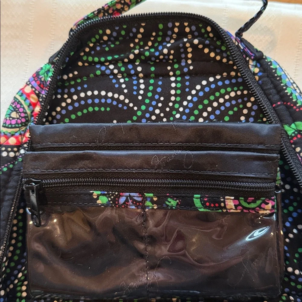 Vera Bradley Black Kiev Paisley Travel Jewelry Organizer NWOT (retired print) - Picture 7 of 11